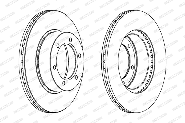 Brake Disc (DDF596)
