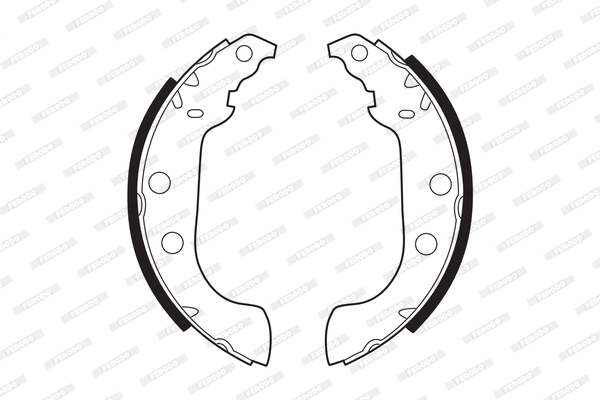 Brake Shoe Set (FSB268)