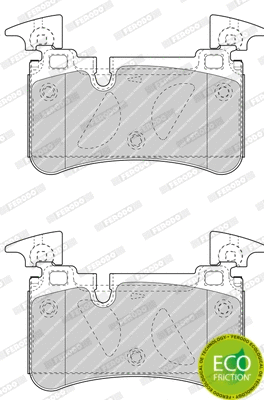 Brake Pad Set, disc brake (FDB4714)