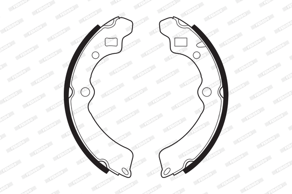 Brake Shoe Set (FSB340)