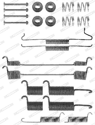Accessory Kit, brake shoes (FBA125)