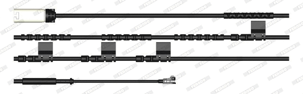 Warning Contact, brake pad wear (FWI442)