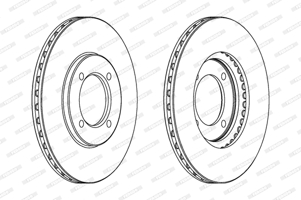 Brake Disc (DDF607)