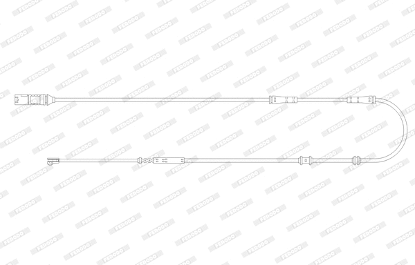 Warning Contact, brake pad wear (FWI374)