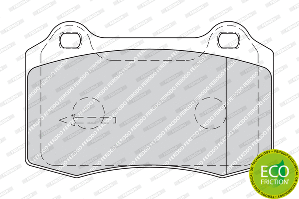 Brake Pad Set, disc brake (FDB1949)
