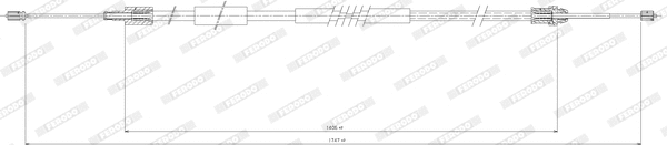 Cable Pull, parking brake (FHB432420)