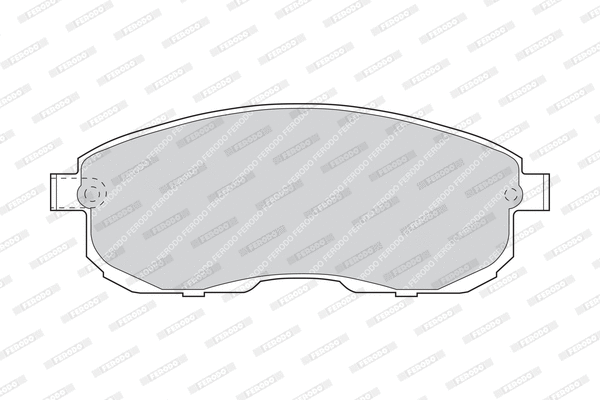Brake Pad Set, disc brake (FDB691)