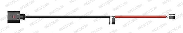 Warning Contact, brake pad wear (FWI444)