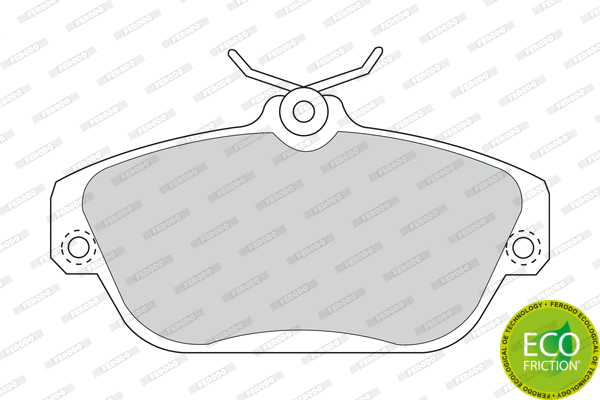 Brake Pad Set, disc brake (FDB1024)