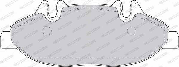 Brake Pad Set, disc brake (FVR1493)