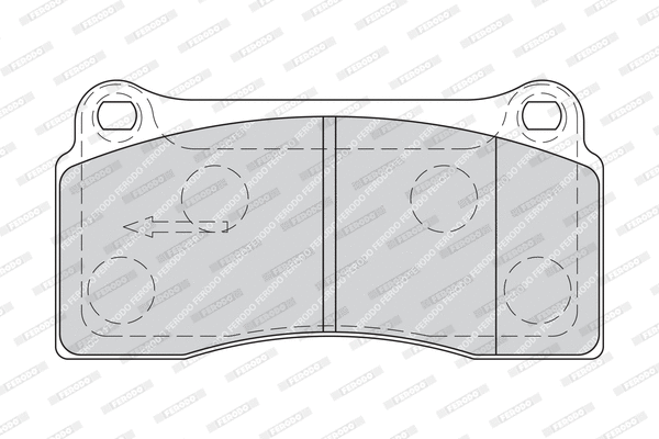 Brake Pad Set, disc brake (FDB1951)