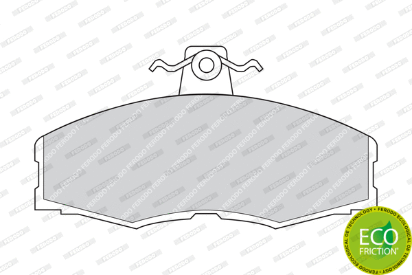 Brake Pad Set, disc brake (FDB275)