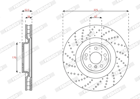 Brake Disc (DDF2207C-1)
