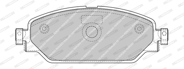 Brake Pad Set, disc brake (FDB4817-D)