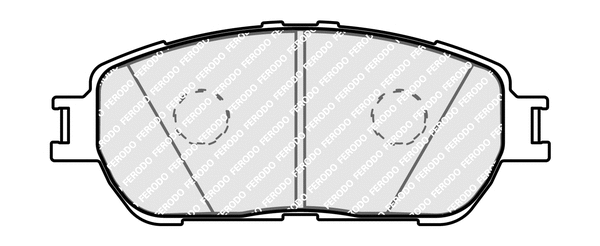 Brake Pad Set, disc brake (FDB4126)