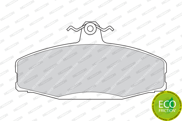 Brake Pad Set, disc brake (FDB610)