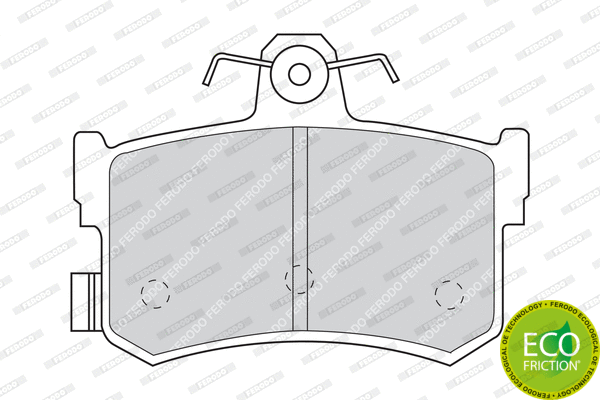 Brake Pad Set, disc brake (FDB917)