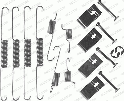 Accessory Kit, brake shoes (FBA37)