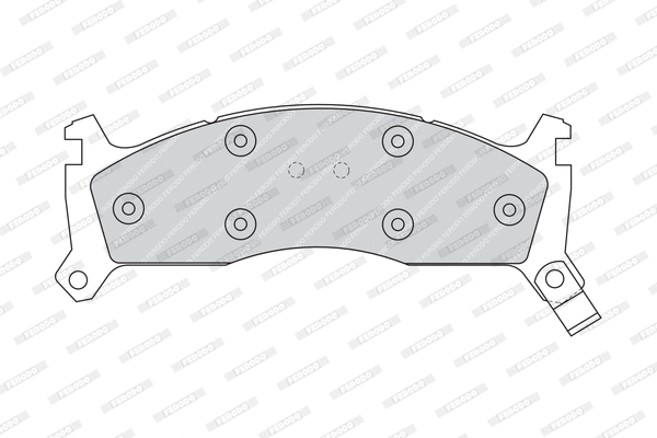Brake Pad Set, disc brake (FDB976)