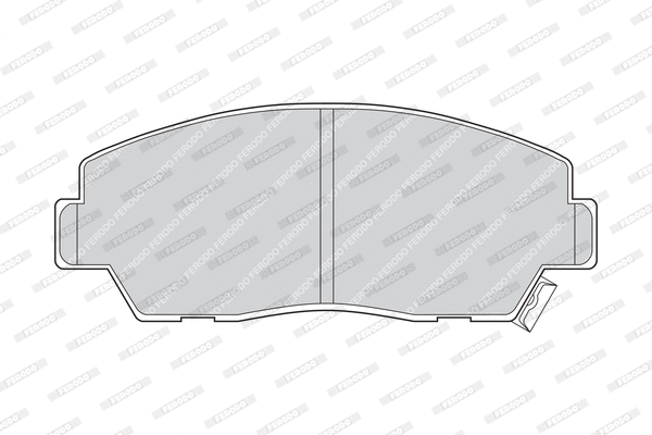 Brake Pad Set, disc brake (FDB633)