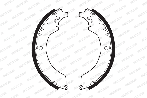 Brake Shoe Set (FSB327)