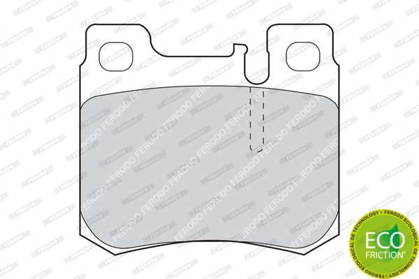 Brake Pad Set, disc brake (FDB693)