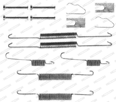 Accessory Kit, brake shoes (FBA128)