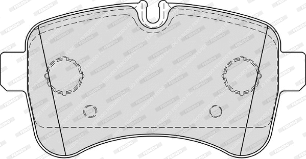 Brake Pad Set, disc brake (FVR4037)