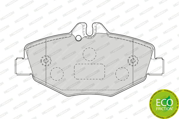 Brake Pad Set, disc brake (FDB1414)