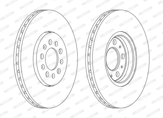 Brake Disc (DDF1221P-D)