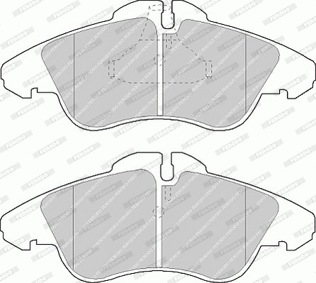 Brake Pad Set, disc brake (FVR1038)