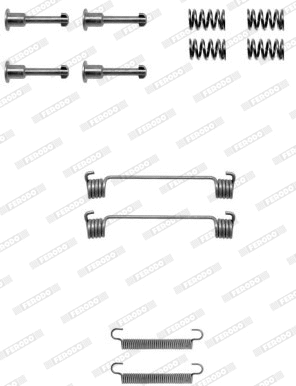 Accessory Kit, brake shoes (FBA64)