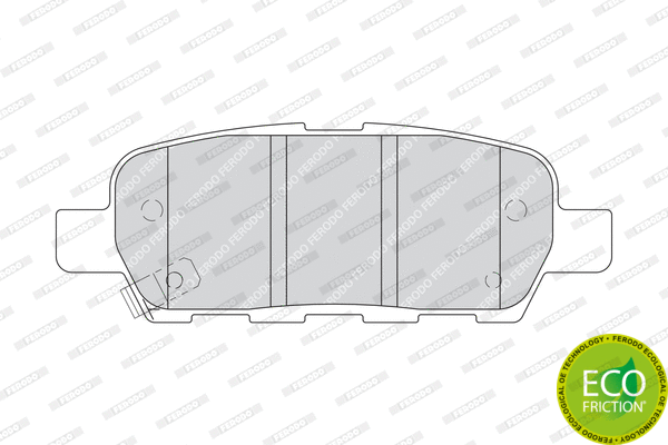 Brake Pad Set, disc brake (FDB1693)
