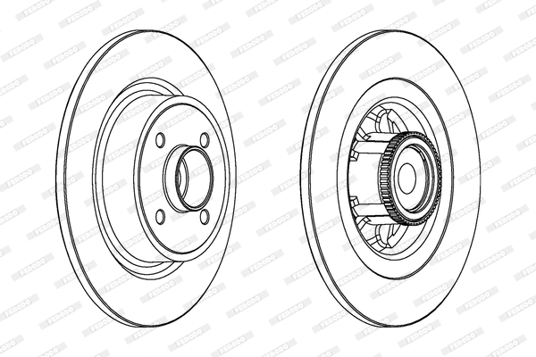Brake Disc (DDF1641)
