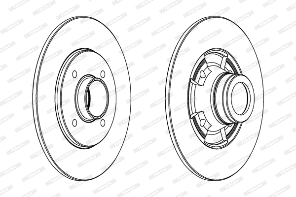 Brake Disc (DDF752)