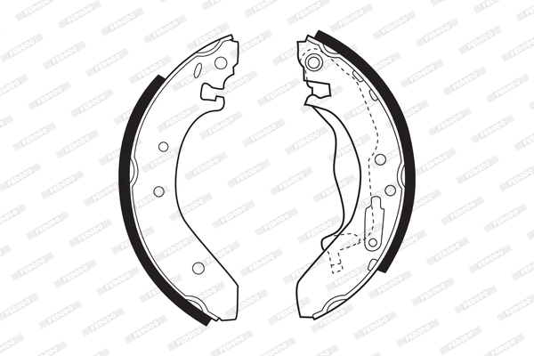 Brake Shoe Set (FSB271)