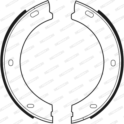 Brake Shoe Set, parking brake