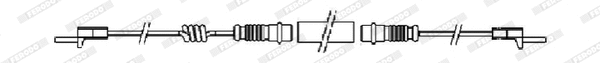 Warning Contact, brake pad wear (FAI107)