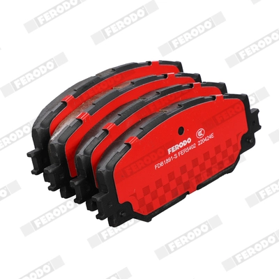 Brake Pad Set, disc brake (FDB1891-S)
