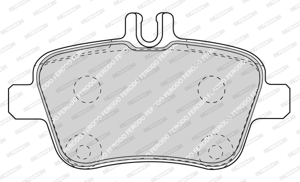 Brake Pad Set, disc brake (FDB4163)