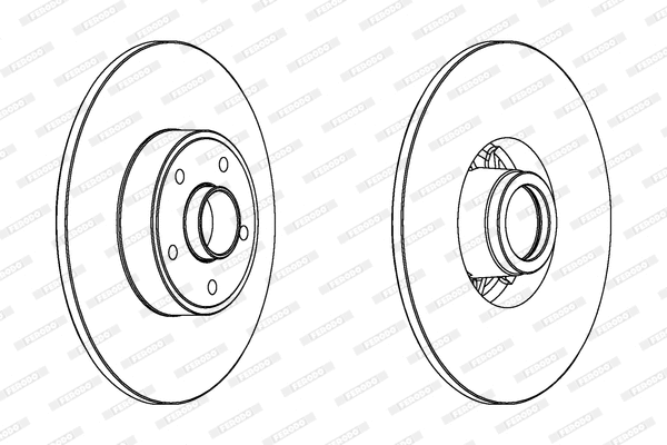 Brake Disc (DDF1386C-1)