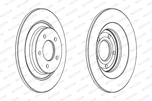 Brake Disc (DDF1547)