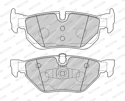 Brake Pad Set, disc brake (FDB1807-D)