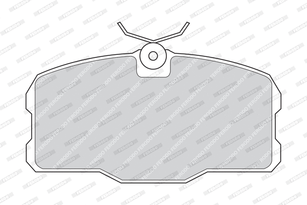 Brake Pad Set, disc brake (FDB354)
