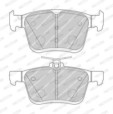 Brake Pad Set, disc brake (FDB4434-D)