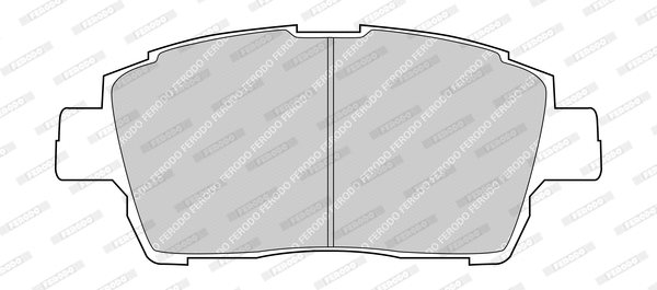 Brake Pad Set, disc brake (FDB1392-D)