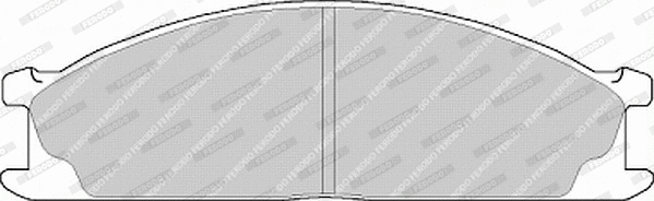 Brake Pad Set, disc brake (FVR641)