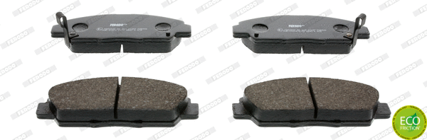 Brake Pad Set, disc brake (FDB904)