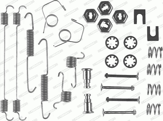 Accessory Kit, brake shoes (FBA29)
