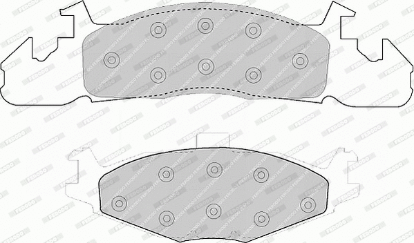Brake Pad Set, disc brake (FDB926)